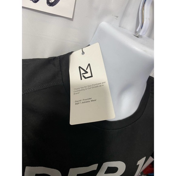 REP 1 Athletic Wear 1 Black Shirt size Large - Picture 10 of 13